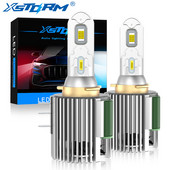 XSTORM H15 LED spuldze Canbus CSP automašīnas priekšējo lukturu tālās gaismas DRL dienas braukšanas gaitas gaisma 100W 30000LM 12V auto lampa priekš VW Audi BMW