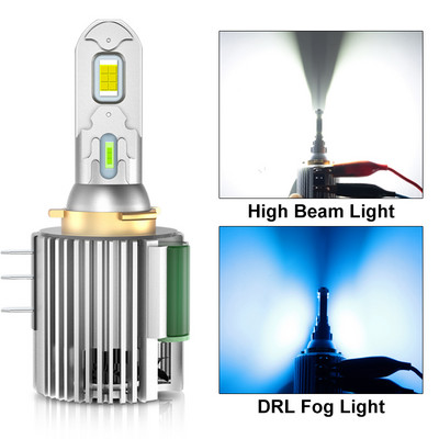 XSTORM H15 LED spuldze Canbus CSP automašīnas priekšējo lukturu tālās gaismas DRL dienas braukšanas gaitas gaisma 100W 30000LM 12V auto lampa priekš VW Audi BMW