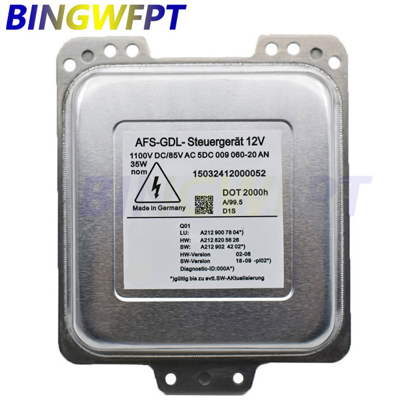 Pentru MERCEDES-B-enz NOU Unitate de control al farurilor cu xenon de înlocuire pentru 5DC 009 060-20 AN E-Class W212 Xenon HID balast pentru faruri