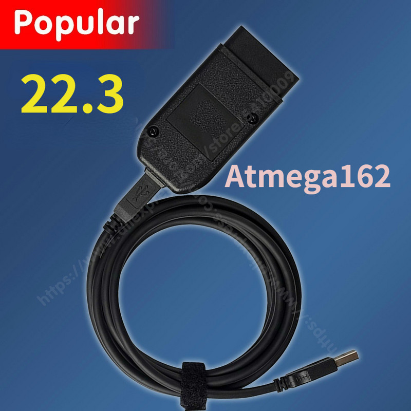 VAGCOM 22.10 VAGCOM 22.10 OBD skaitytuvai HEX V2 sąsaja, skirta VW AUDI Skoda Seat VAG 22.10 anglų prancūzų ATMEGA162 diagnostika