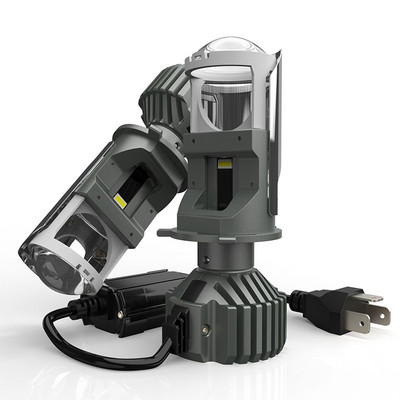 2022 m. Naujas F40 H4 mini automobilis Led žibintų objektyvas Mini projektorius Lens Kampinis rūko žibintas super galingos lemputės motociklas 110W 25000Lm