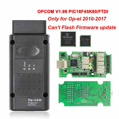 OPCOM V5 za Opel OP COM 1.70 flash firmware ažuriranje Auto dijagnostički kabel za Opel OP-COM PIC18F458 CAN BUS OBD 2 OBD2 Auto Alati