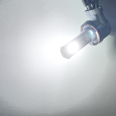 OXILAM 2x H8 H11 LED Προβολέας κεφαλής H10 9145 9140 9006 HB4 CSP LED ομίχλης 6500K 3000K Κίτρινος λαμπτήρας ημέρας αυτοκινήτου