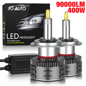 H7 H11 H1 LED H8 Becuri faruri auto cupru 360 pentru far proiector 6500K HB3 9005 HB4 9006 LED Hir2 9012 Turbo Auto 12V