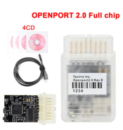 2023 VSTM висококачествен Tactrix Openport 2.0 ECU инструмент за настройка на чипове с ECUFLASH кабел Open Port 2.0 с безплатна доставка