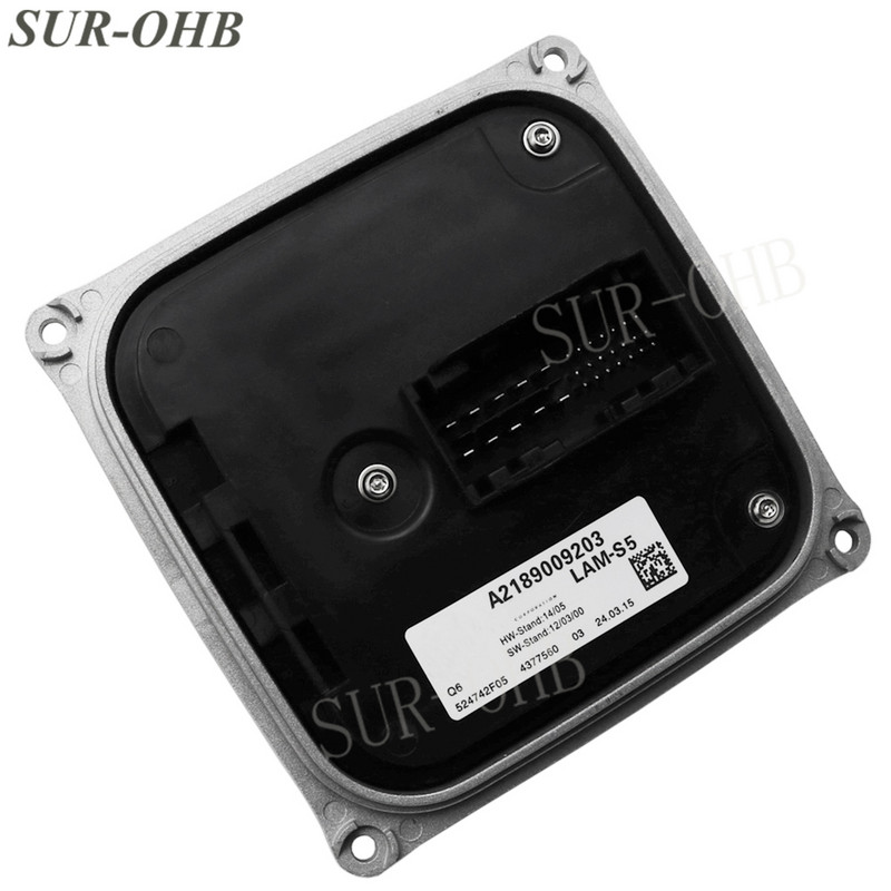 Clasa GL A2189009203 Faruri LED LAM-S5 DRL 524743F05 Unitate de control al balastului A1668203689 pentru farul auto CLA ML SL A2189009700