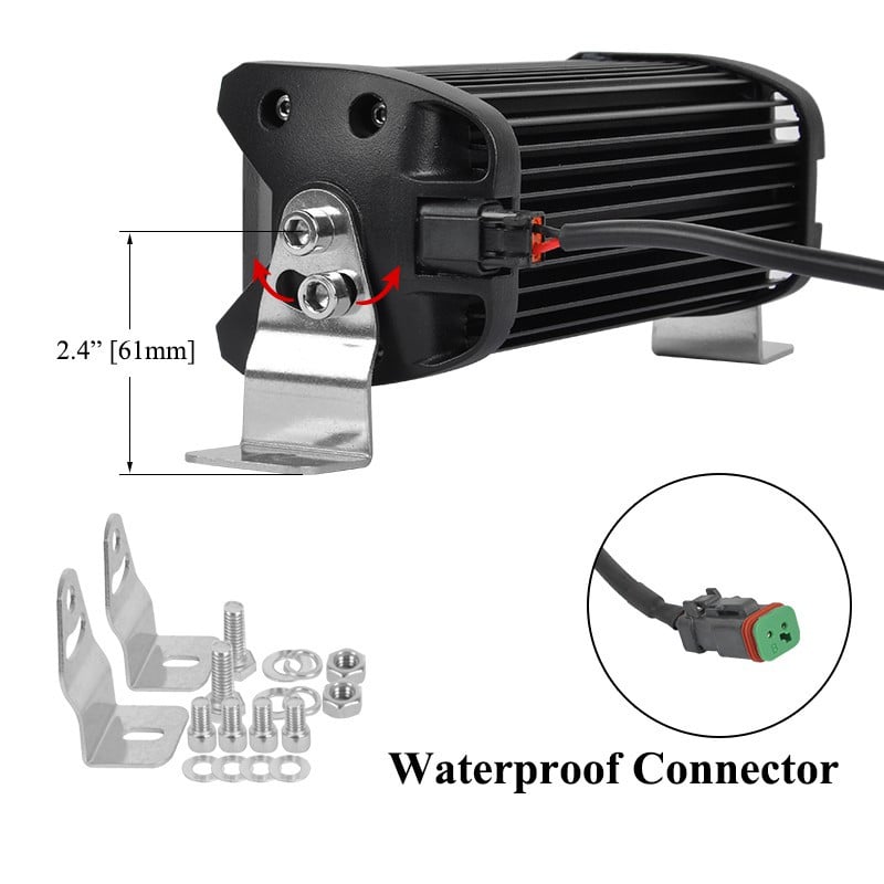 Lentile VISORAK 9D pentru mașină offroad SUV 4x4 LED bară luminoasă de lucru pentru Polaris ATV Ford Rover Jeep Hummer Pickup Volvo Camion Scania Camion