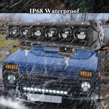 VISORAK 9D Lens Tractor Car SUV 4wd 4x4 Flood LED Work Light Bar για Jeep Ford Hummer Defender Pickup Volvo Scania Truck φορτηγό