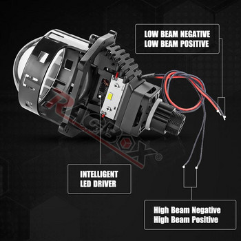 3,0-инчови Bi Led лещи H4 H7 9005 HB3 9006 HB4 Замяна за обектив на проектор за фарове Hella Автомобилна светлина Фарове Лампи Аксесоари