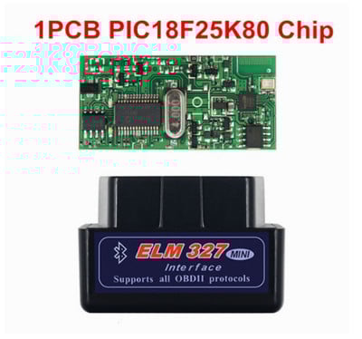 Scaner OBD2 Wifi ELM327 V1.5 PIC18F25K80 Chip ELM 327 Bluetooth V1.5 Instrument de diagnosticare automată OBD II pentru cititor de cod Android/IOS
