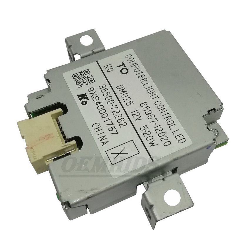 Originalus balastinis LED 85967-12020 skirtas Vios Nsp150 Yaris Bezza priekinių žibintų valdymo tvarkyklės kompiuterio modulis ECU 35500 35550-72282