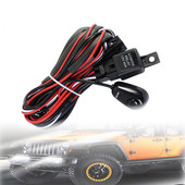Kit cablaj universal pentru cabluri auto 2 LED 9-16V 180W Set de linii de faruri de ceață pentru faruri de mașină cu siguranță lamă releu comutator 40A