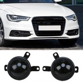 Portabil 1 pereche Capac de acoperire portabil pentru lămpi de ceață Capac negru pentru lămpi de ceață robust