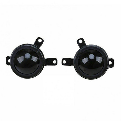 Portabil 1 pereche Capac de acoperire portabil pentru lămpi de ceață Capac negru pentru lămpi de ceață robust