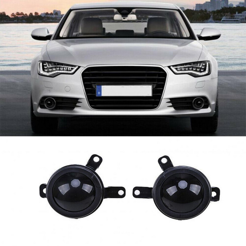 Portabil 1 pereche Capac de acoperire portabil pentru lămpi de ceață Capac negru pentru lămpi de ceață robust