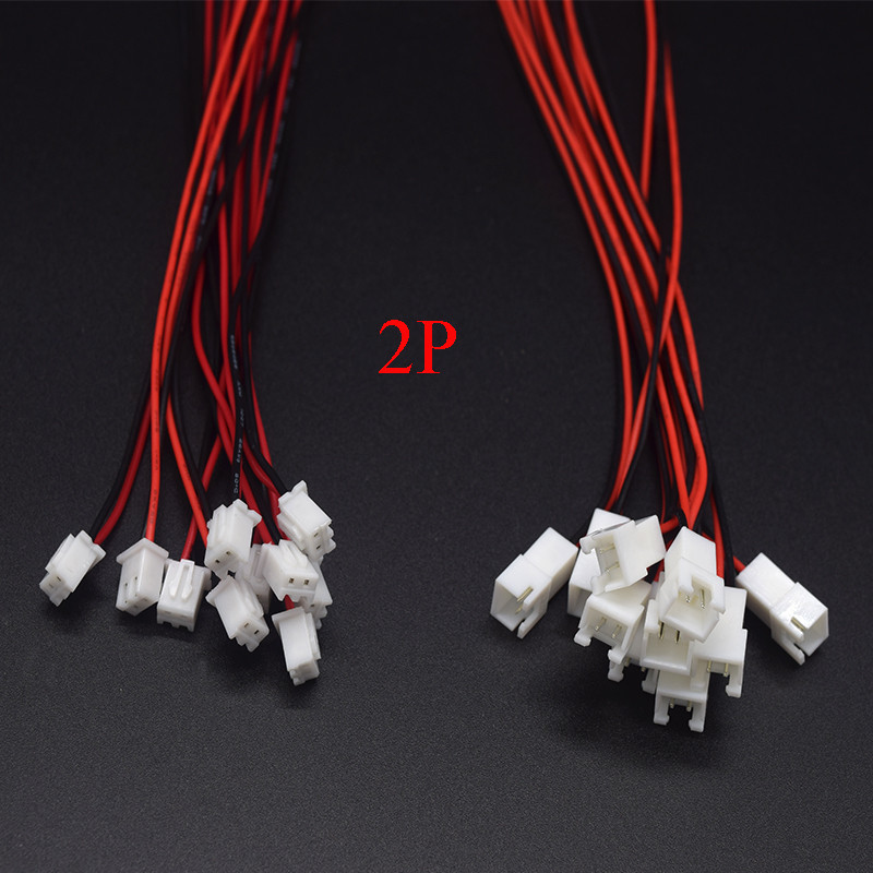10Pair Micro JST XH 2,54 2P 3P 4P 5P 6PIN dugós dugós csatlakozó 2,54 mm-es osztás vezetékes kábellel 200 mm-es akkumulátortöltő kábel