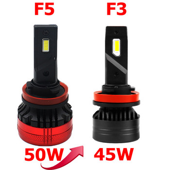 F5 LED крушка за фарове за мъгла H4 H10 Автомобилен LED фар 110W 20000LM H7 H11 PSX26W 9005 9012 H1 LED крушки LED H7 фар