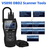Cel mai nou scaner de diagnosticare Maxiscan Vgate VS890S OBD2 din 2023 VS890 Instrument de scanare Vgate VS 890 CAN-BUS Citire cod auto în mai multe limbi