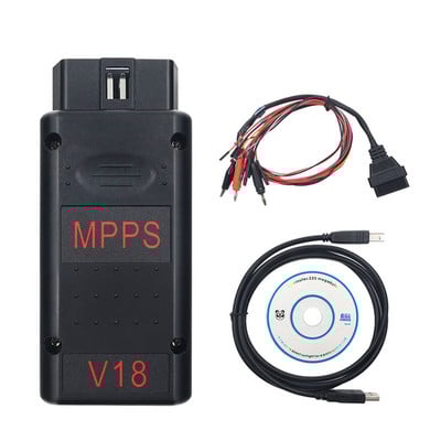 Cel mai nou deblocat MPPS V21 ECU Master Fără utilizare Limitare de timp Red MPPS 21 ECU Programator Mai bine decât Black V21/V18 OBD2 Scanner auto