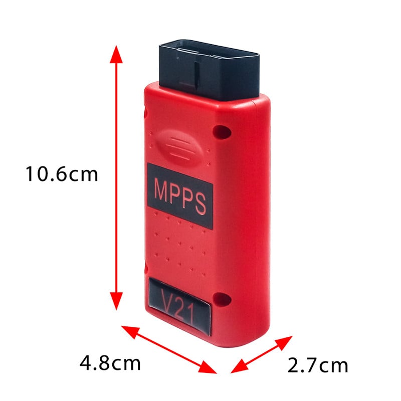 Cel mai nou deblocat MPPS V21 ECU Master Fără utilizare Limitare de timp Red MPPS 21 ECU Programator Mai bine decât Black V21/V18 OBD2 Scanner auto