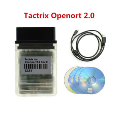 Cip de calitate A+ Tactrix Openport 2.0 ECU FLASH OBD 2 OBD2 portul deschis 2 0 Scaner de diagnosticare auto Chip Tuning Livrare rapidă
