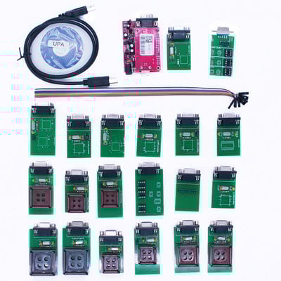 Τελευταίος προγραμματιστής UPA USB UPA-USB V1.3 Πλήρης προσαρμογείς UPAUSB Πλήρες σετ συντονισμού τσιπ UPA ECU με όλους τους προσαρμογείς Εργαλείο διάγνωσης OBD2