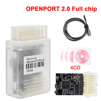 2022 New Arrival Openport 2.0 J2534 ECU Flash Chip Tuning Interface Taxtrix Adapter ECUFLASH With Full Software Best Price