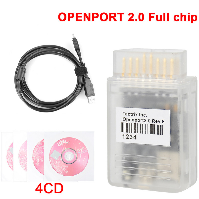 2022 Nou Sosire Openport 2.0 J2534 ECU Flash Chip Tuning Interfață Adaptor Taxtrix ECUFLASH cu software complet Cel mai bun preț