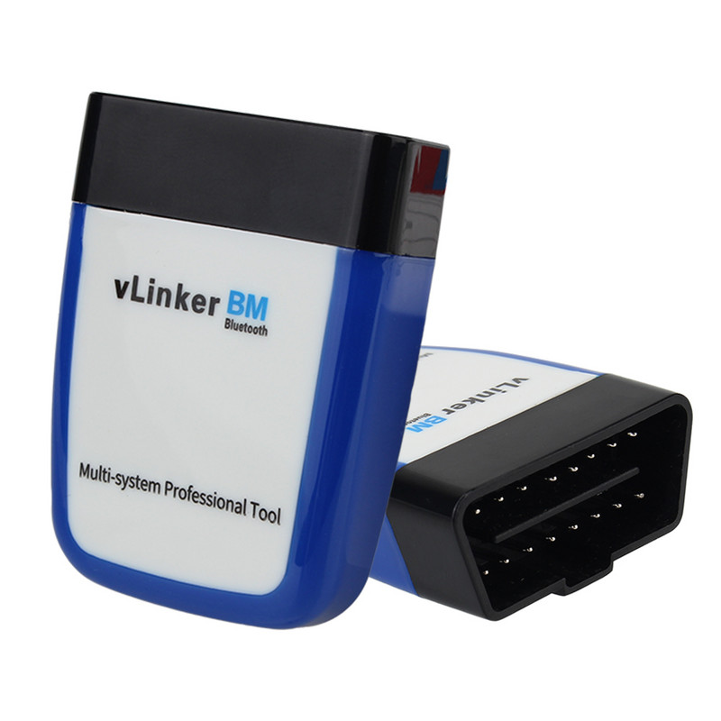 Kódolvasó BMW Bimmercode vLinker BM autódiagnosztikai eszközhöz Bluetooth 3.0 OBD2 szkenner ELM327 V2.2