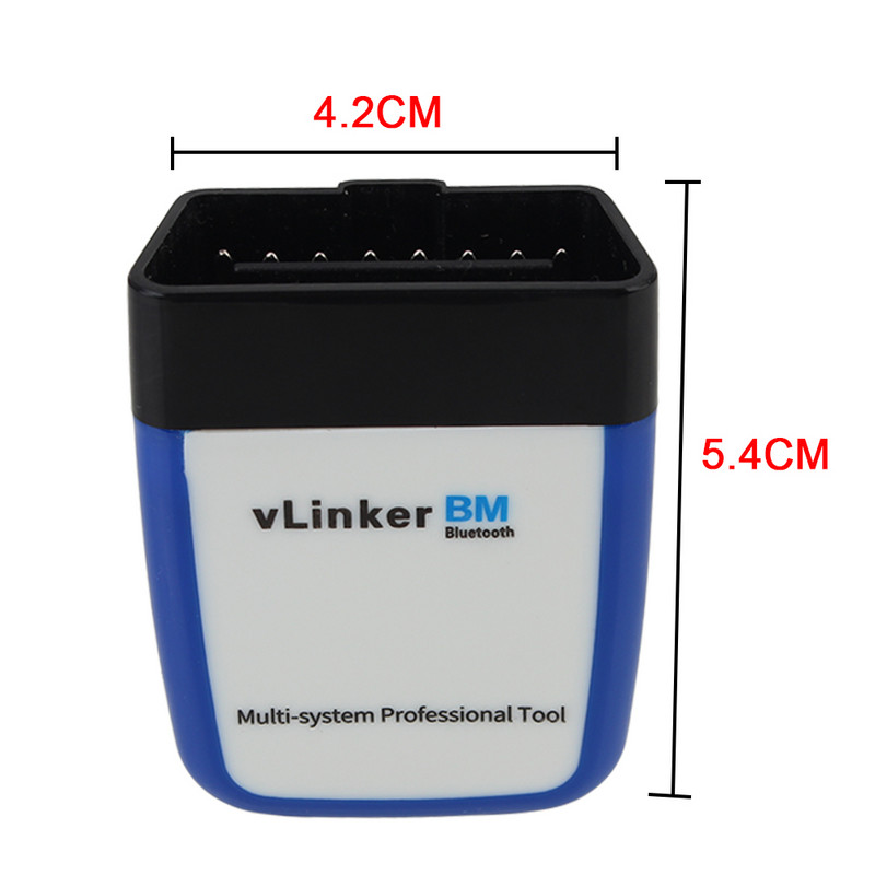 Kódolvasó BMW Bimmercode vLinker BM autódiagnosztikai eszközhöz Bluetooth 3.0 OBD2 szkenner ELM327 V2.2