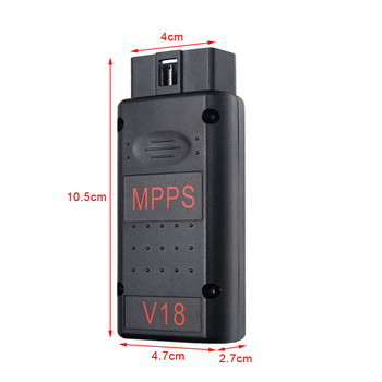 Professional MPPS V18 12.3.8 Ecu Chip Tuning TRICORE + MULTIBOOT MPPS 18 Flasher ECU Programmer for Edc17 OBD Interface