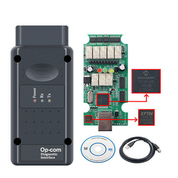 OPCOM V1.99 V1.70 OBD 2 CAN-BUS Αναγνώστης κωδικών για Opel OBD2 Diagnostic Scanner Υποστήριξη αυτοκινήτων 2021 opcom profession 170823c