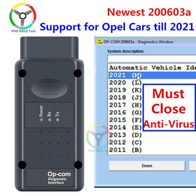 2023 Newest Version Obd2 Opcom V1.99 For O-p*el Code Readers Scanner Op Com  Canbus Opcom Better Than Elm327 Obd2