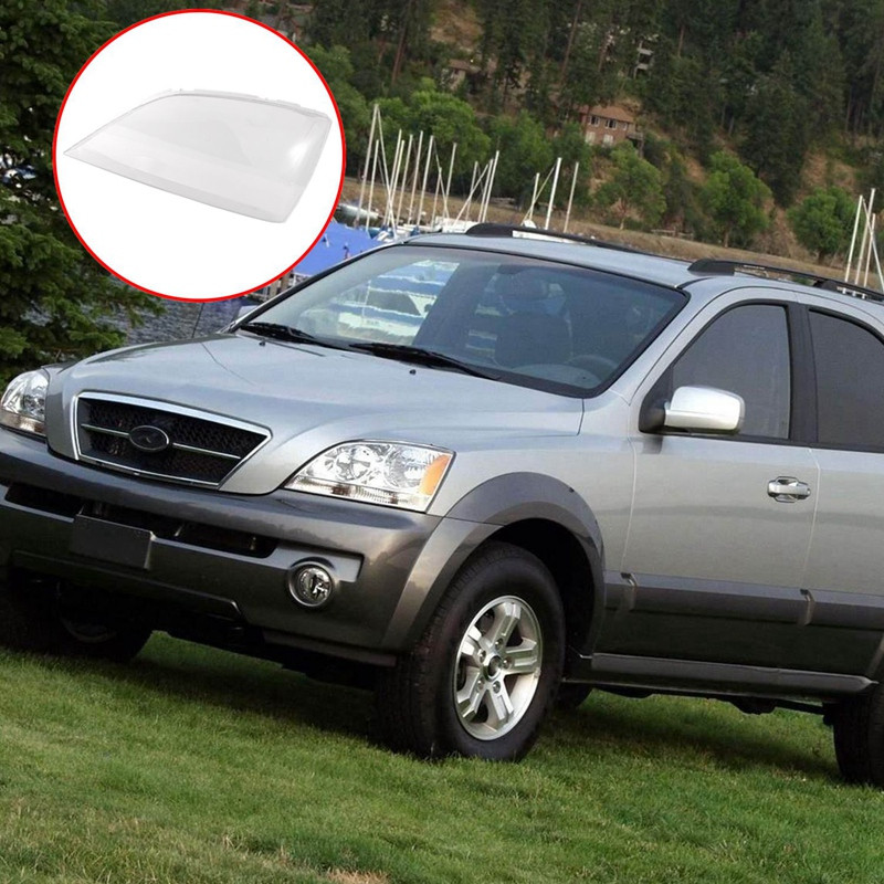 2 db autós fényszóró átlátszó lencse lámpaernyő burkolat KIA Sorento 2004 2005 2005 első jobb és bal első