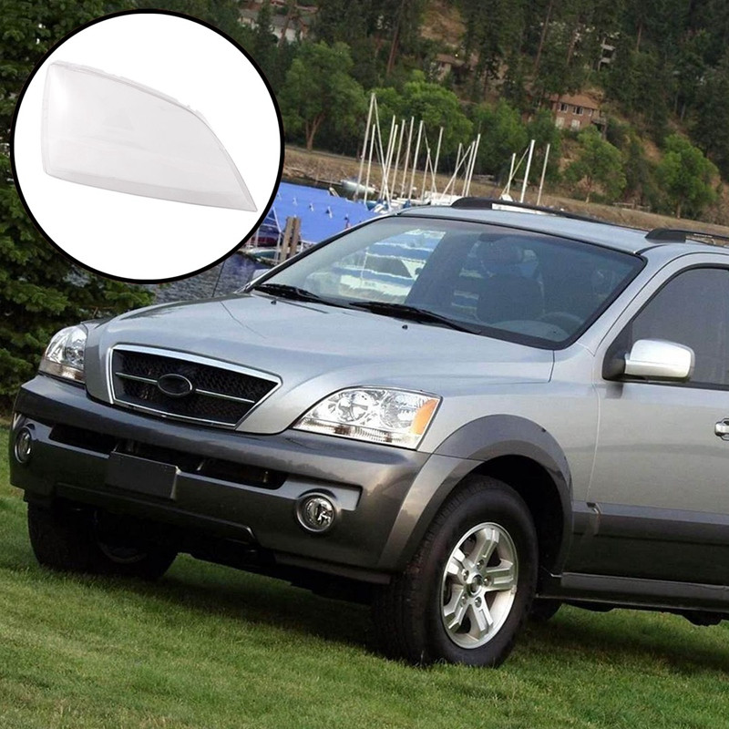 2 db autós fényszóró átlátszó lencse lámpaernyő burkolat KIA Sorento 2004 2005 2005 első jobb és bal első