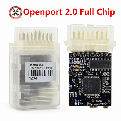 Chip de calitate A+ de peste mări Tactrix Openport 2.0 ECU FLASH OBD 2 OBD2 portul deschis 2 0 Scaner de diagnosticare auto Chip Tuning