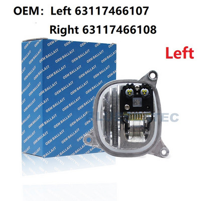 ​NAUJAS OEM, skirtas BMW X3 X4 2016-2019 XENON LED modulis Balastas Angel Eyes Control kairėje 63117466107 Dešinėje 63117466108