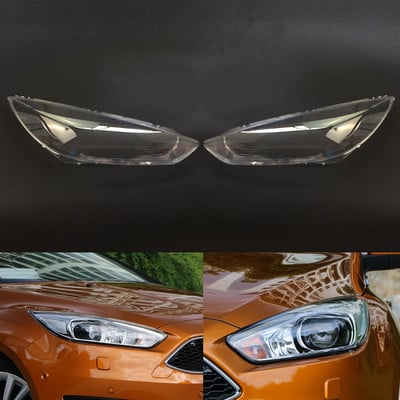 Fényszóró lencse Ford Focus 2015-2017 Fényszóró fedél autóüveg csere Fényszóró Auto Shell projektor lencse