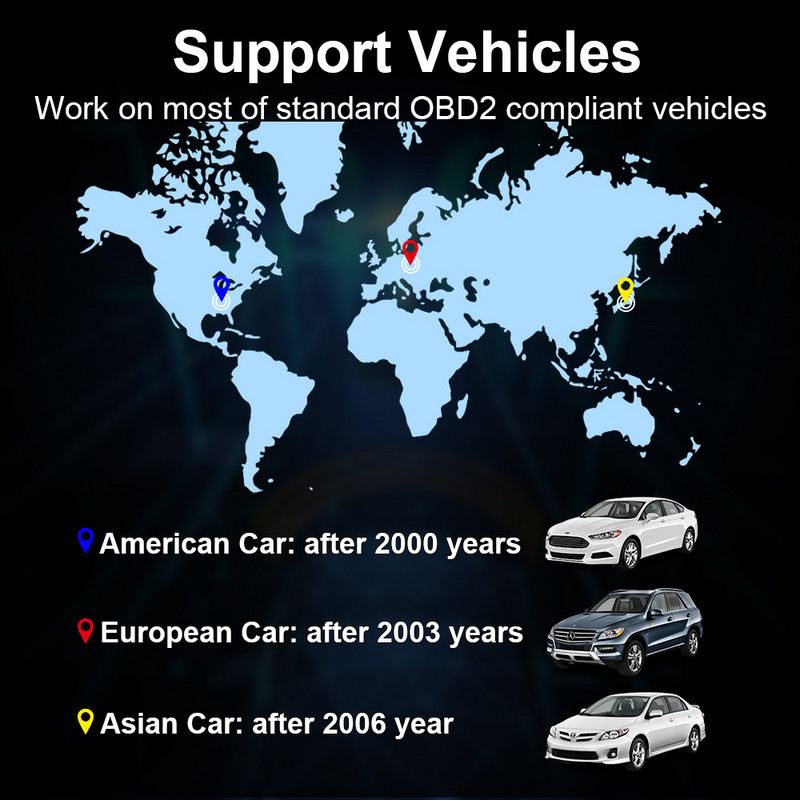 ELM327 V1.5 OBD2 скенер Bluetooth 4.0 PIC18F25K80 ELM 327 Автомобилен диагностичен инструмент за Android и IOS Автомобилен четец на кодове ELM327 Faslink
