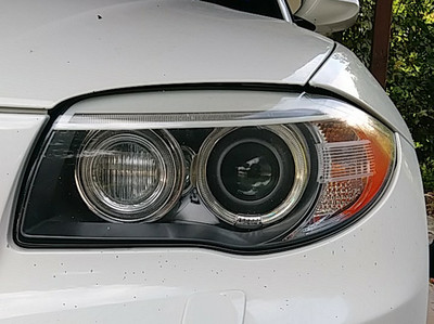 BMW 1-es sorozathoz E82 E88 E87 E81 RF Remote Bluetooth APP Multi Color Crystal DTM M4 Style RGB LED Angel Eyes Kit halo gyűrűk
