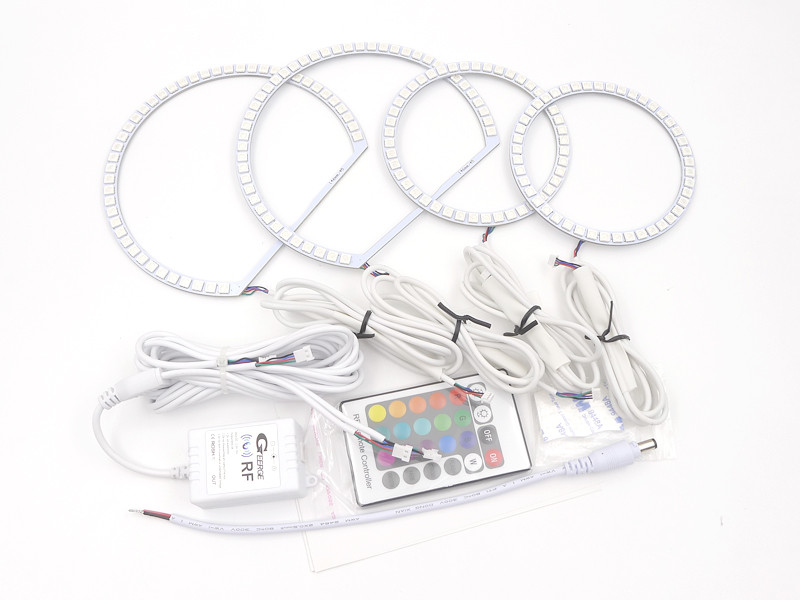 Za Volkswagen VW Scirocco III MK3 RF daljinski upravljač Bluetooth-kompatibilna APP Multicolor Ultra Bright RGB Led Angel Eyes Kit Halo prstenovi