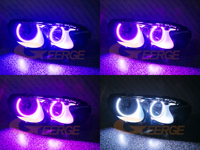 Za Volkswagen VW Scirocco III MK3 RF daljinski upravljač Bluetooth-kompatibilna APP Multicolor Ultra Bright RGB Led Angel Eyes Kit Halo prstenovi