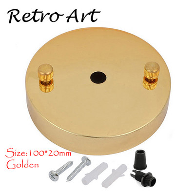 Trandafir de tavan din metal Placă decorativă pentru baldachin de tavan pentru dispozitiv de iluminat cu pandantiv Baza lămpii de perete pentru accesorii de iluminat