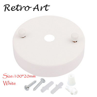 Trandafir de tavan din metal Placă decorativă pentru baldachin de tavan pentru dispozitiv de iluminat cu pandantiv Baza lămpii de perete pentru accesorii de iluminat