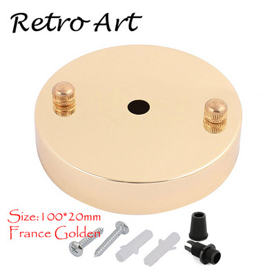 Trandafir de tavan din metal Placă decorativă pentru baldachin de tavan pentru dispozitiv de iluminat cu pandantiv Baza lămpii de perete pentru accesorii de iluminat