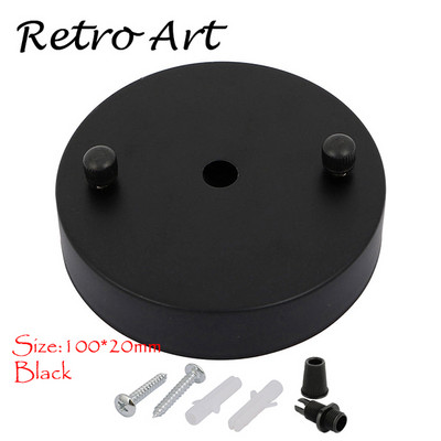 Trandafir de tavan din metal Placă decorativă pentru baldachin de tavan pentru dispozitiv de iluminat cu pandantiv Baza lămpii de perete pentru accesorii de iluminat