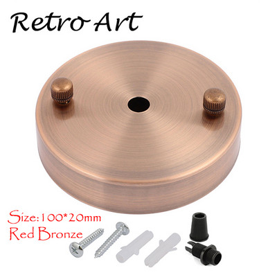 Trandafir de tavan din metal Placă decorativă pentru baldachin de tavan pentru dispozitiv de iluminat cu pandantiv Baza lămpii de perete pentru accesorii de iluminat