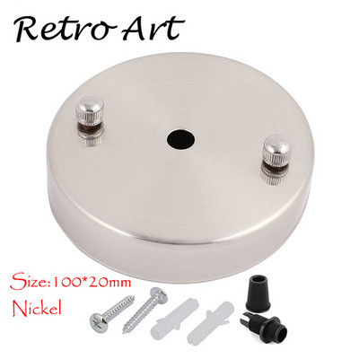 Trandafir de tavan din metal Placă decorativă pentru baldachin de tavan pentru dispozitiv de iluminat cu pandantiv Baza lămpii de perete pentru accesorii de iluminat