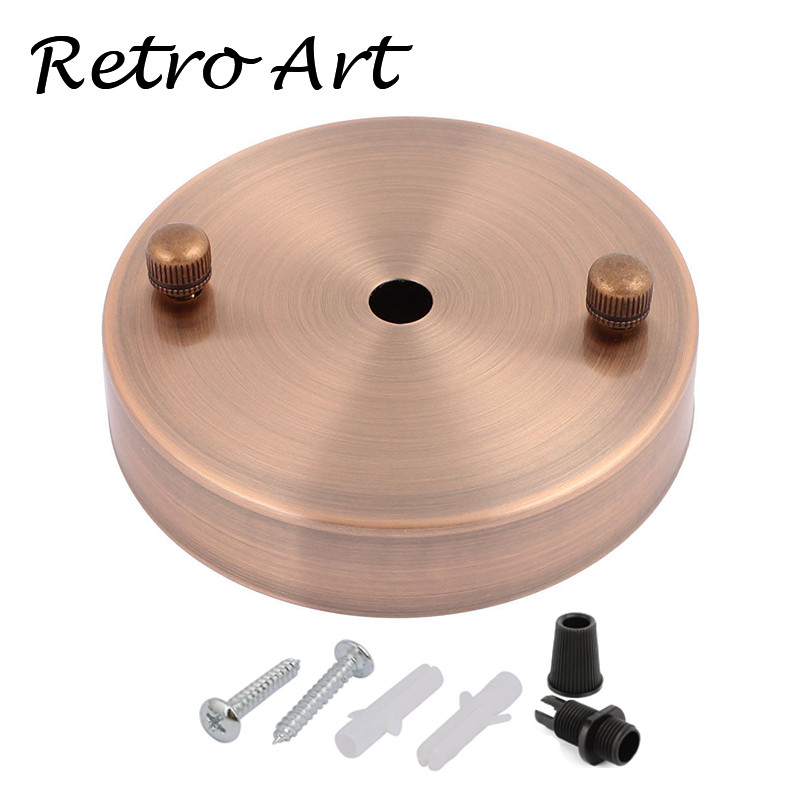 Trandafir de tavan din metal Placă decorativă pentru baldachin de tavan pentru dispozitiv de iluminat cu pandantiv Baza lămpii de perete pentru accesorii de iluminat