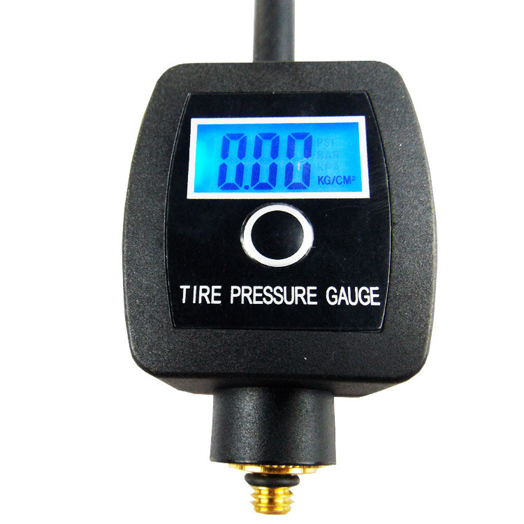 Indicator digital de presiune a anvelopelor LCD 0-150PSI Presiunea aerului în anvelope de mașină pentru motociclete, mașini, camioane, biciclete, motociclete, tester de vehicule